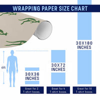 Vintage Kangaroo Australia Wrapping Paper Roll Patriotic Country Pride Graphic Aussie Roo Kangaroo