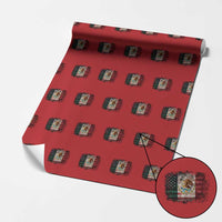 Vintage Mexican Flag Wrapping Paper Roll Eagle Mexico Heritage Mexican Roots - Wonder Print Shop