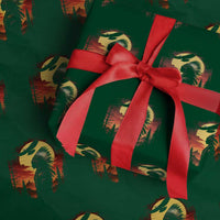 Vintage Native American Warrior Wrapping Paper Roll Indigenous Heritage Pride