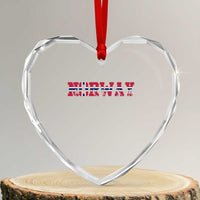 Vintage Norway Fotball Heart Crystal Glass Ornament Scandinavian Pride Fan Gift