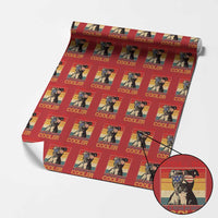 Vintage Pitbull Dad Wrapping Paper Roll Like A Regular Dad But Cooler - Wonder Print Shop