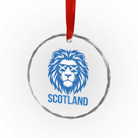 Vintage Scotland Lion Crystal Glass Ornament Retro SCOT Fan Scottish Flag