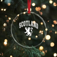 Vintage Scotland Lion Crystal Glass Ornament SCOT Scottish Pride Gift