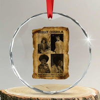 Vintage Shirley Chisholm Crystal Glass Ornament When Morality Meets Profit Quote