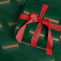 Vintage Tennessee Wrapping Paper Roll Throwback Design Classic TN Orange US State
