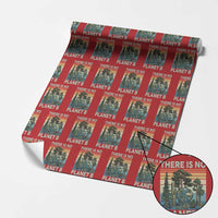 Vintage There Is No Planet B Earth Day Gift Wrapping Paper Roll