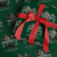 Vintage Yosemite National Park Wrapping Paper Roll Retro Bear Nature Wildlife Forest