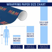 Virgen de Guadalupe Wrapping Paper Roll Mexican Heritage Mom Mother’s Day Gift