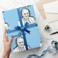 Viva il Papa Pope Francis Wrapping Paper Roll Thank You Papa Catholic Tribute - Wonder Print Shop