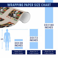 W E B Du Bois Wrapping Paper Roll Civil Rights Leader Gift