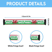 Wales Rugby Ruffneck Scarf Go Red Dragons