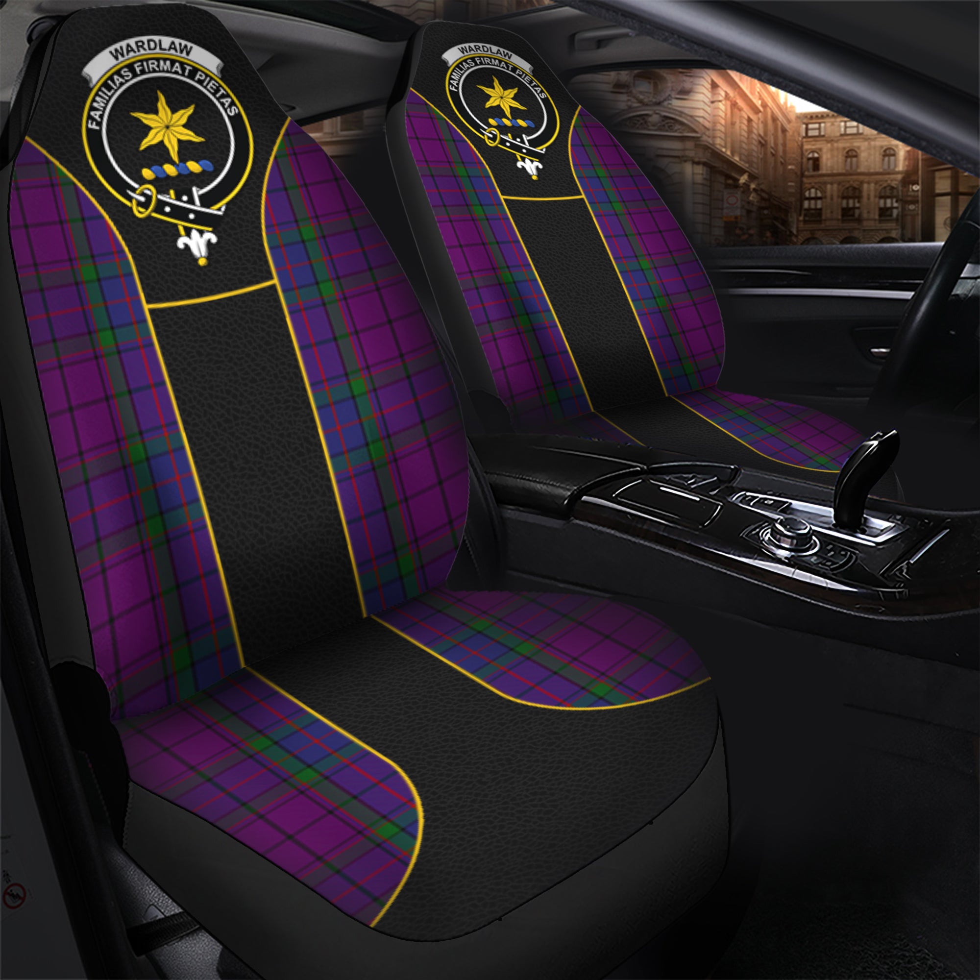 scottish-wardlaw-tartan-crest-car-seat-cover-special-style