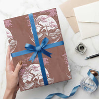 Washington DC Cherry Blossoms Monuments Memorials Japanese Style Wrapping Paper Roll
