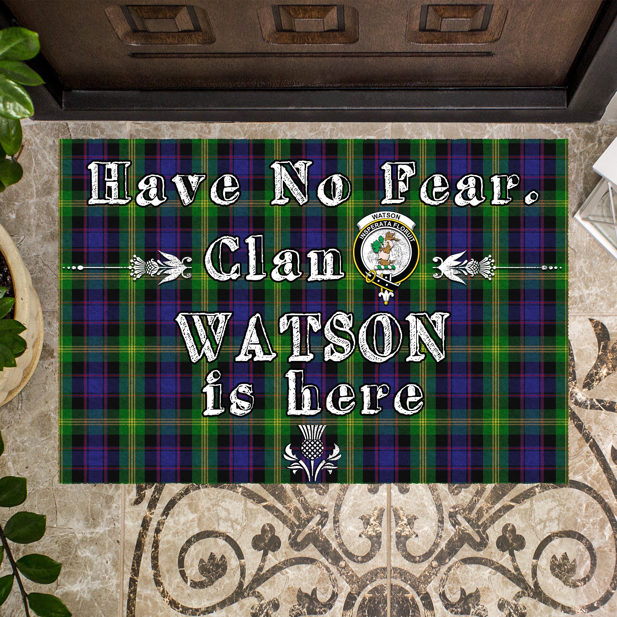 watson-clan-tartan-door-mat-family-crest-have-no-fear-tartan-door-mat