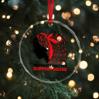 We Fight Together Support Squad Crystal Glass Ornament HIV Awareness Dragonfly Gift TS12