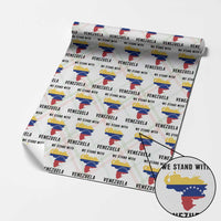 We Stand With Venezuela Wrapping Paper Roll Venezuelan Flag Unity Graphic - Wonder Print Shop