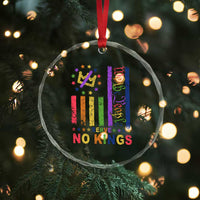 We The People No Kings in America Crystal Glass Ornament Protest LGBTQ+ American Flag TS10