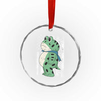 We The People Portland Frog Crystal Glass Ornament Patriotic Protest American Flag TS02