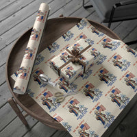 We The People Serve No Kings Wrapping Paper Roll Funny George Washington Protest
