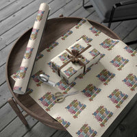 Weird Moms Build Character Wrapping Paper Roll Funny Mom Mother's Day