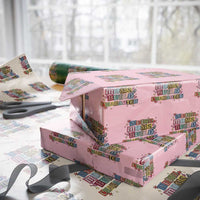 Weird Moms Build Character Wrapping Paper Roll Funny Mom Mother's Day