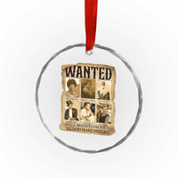Well Behaved Women Seldom Make History Crystal Glass Ornament Vintage Feminist Poster - Wonder Print Shop