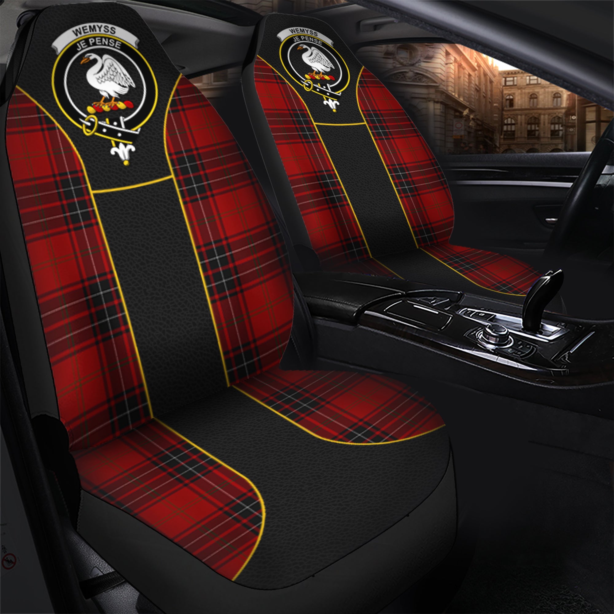 scottish-wemyss-tartan-crest-car-seat-cover-special-style