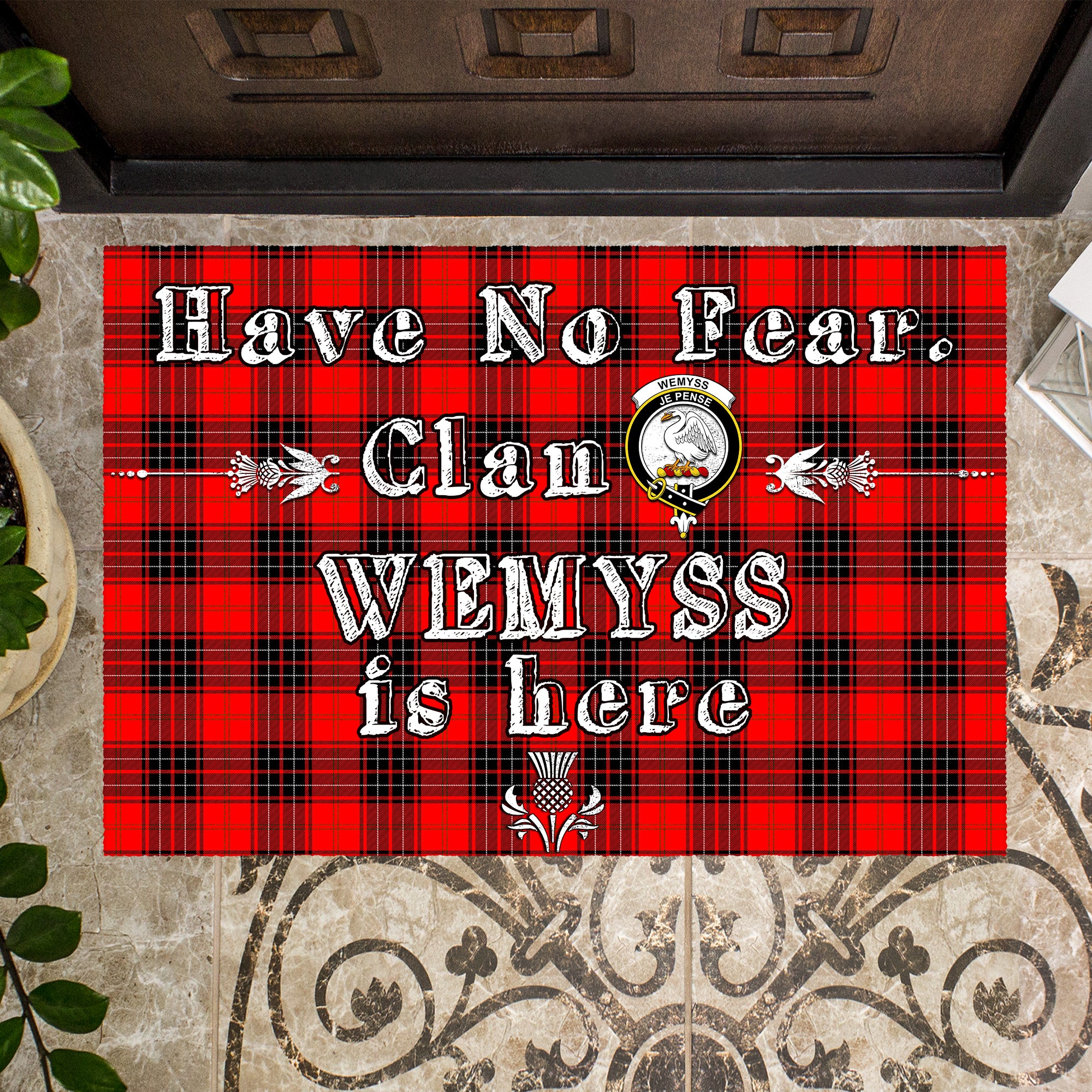 wemyss-modern-clan-tartan-door-mat-family-crest-have-no-fear-tartan-door-mat
