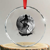 Wendigo Crystal Glass Ornament Cryptid Horror Moon Mythical Creature Halloween TS10