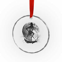 Wendigo Crystal Glass Ornament Cryptid Horror Moon Mythical Creature Halloween TS10