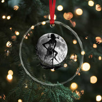 Wendigo Crystal Glass Ornament Cryptid Horror Moon Mythical Creature Halloween TS10