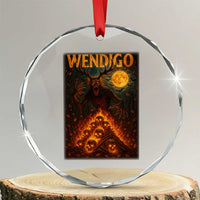 Wendigo Crystal Glass Ornament Halloween Cryptid Horror Mythical Creature TS10