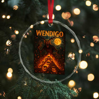 Wendigo Crystal Glass Ornament Halloween Cryptid Horror Mythical Creature - Wonder Print Shop