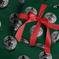 Wendigo Wrapping Paper Roll Cryptid Horror Moon Mythical Creature Halloween - Wonder Print Shop