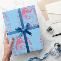 Western Christmas Wrapping Paper Roll Have A Holly Dolly Christmas Cowboy Santa - Wonder Print Shop
