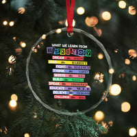 What We Learn From Black History Crystal Glass Ornament Celebration African American Roots Pride TS02