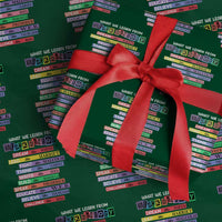 What We Learn From Black History Wrapping Paper Roll Celebration African American Roots Pride - Wonder Print Shop