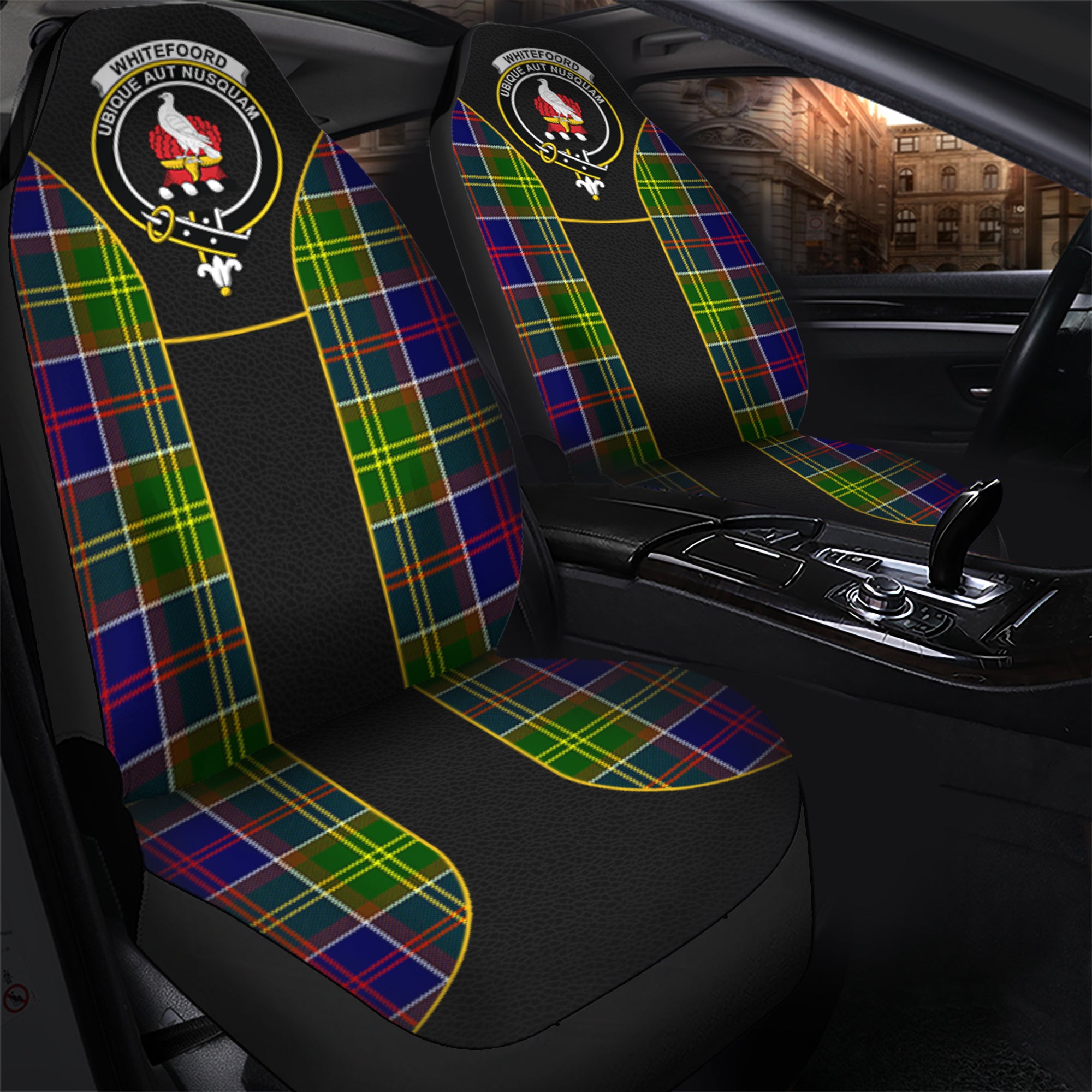 scottish-whitefoord-modern-tartan-crest-car-seat-cover-special-style