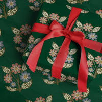 Wildflower Freedom Protest Wrapping Paper Roll No Kings No Wars No Ice
