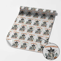 Witchy Beach Summerween Vacation Wrapping Paper Roll Chillin And Thrillin