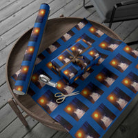 Wizard Cat Wrapping Paper Roll Weird Funny Retro Halloween Orange Cat Meme - Wonder Print Shop