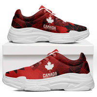 Women Rugby Canada Chunky Sneakers Maple Energy Never Stops - Wonder Print Shop