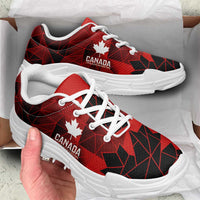 Women Rugby Canada Chunky Sneakers Maple Energy Never Stops - Wonder Print Shop