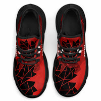 Women Rugby Canada Clunky Sneakers Maple Energy Never Stops - Wonder Print Shop