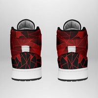 Women Rugby Canada High Sneakers AJ1 Maple Energy Never Stops - Wonder Print Shop