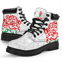 Women Rugby England All Season Boots Red Roses Energy Never Stops - Wonder Print Shop