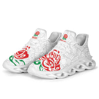 Women Rugby England Clunky Sneakers Red Roses Energy Never Stops - Wonder Print Shop