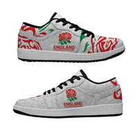 Women Rugby England Low Sneakers Red Roses Energy Never Stops - Wonder Print Shop
