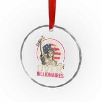 Workers Over Billionaires Crystal Glass Ornament Social Justice Statue Of Liberty - Wonder Print Shop
