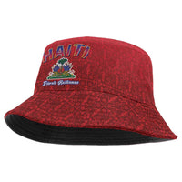 World Football Haiti 2026 Bucket Hat Haiti est de Retour Red Voodoo Veve Spirits - Wonder Print Shop